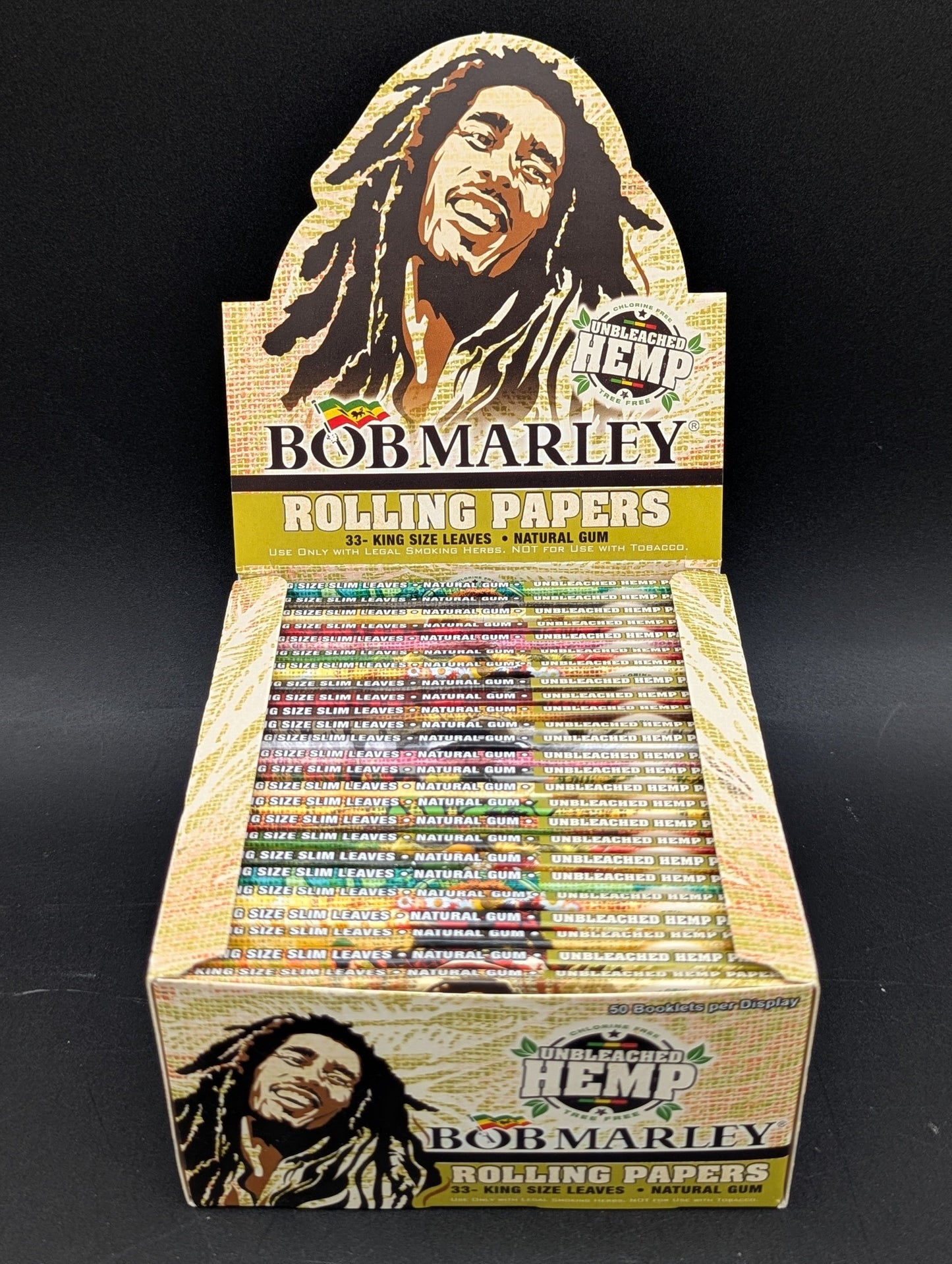 Bob Marley Rolling Papers Organic Hemp - King Size