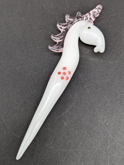 Unicorn Glass Dab Tool - Meech Madness Smoke Shop