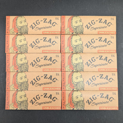Zig Zag 1 1/4" Size Rolling Papers - Unbleached