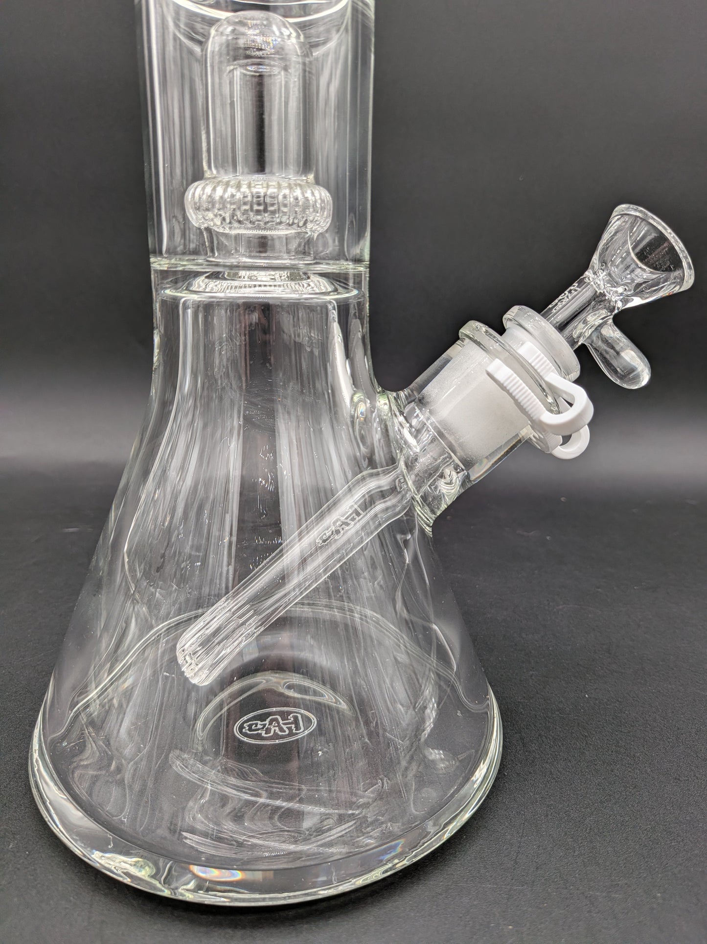 TAG - 18" Bent Neck Double UFO Beaker 50x7MM