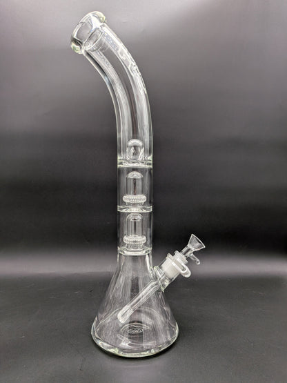 TAG - 18" Bent Neck Double UFO Beaker 50x7MM