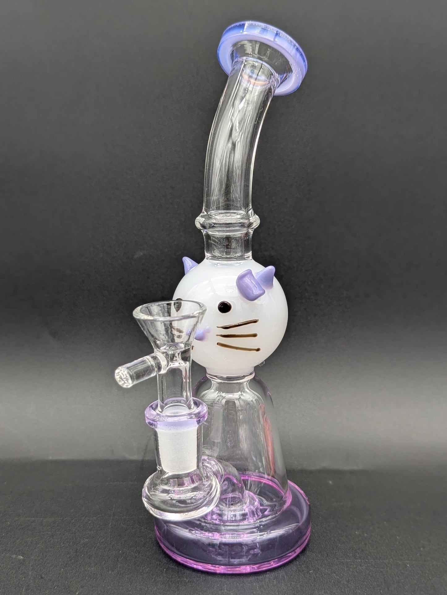 7" Hey Kitten Water Pipe