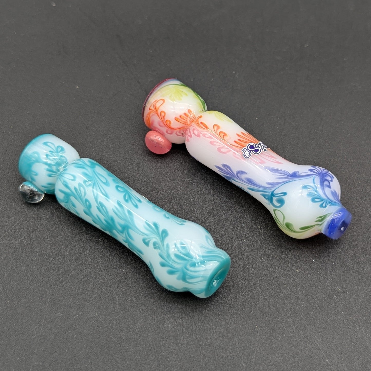 Sqwash Glass Flower Designed Chillums