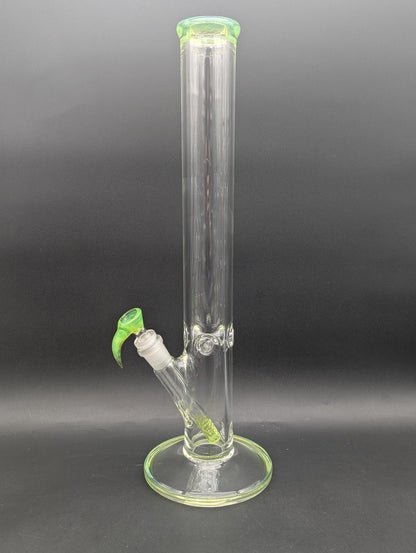 2K Glass Straight Tube with Diffused Downstem