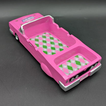 Fujima Baked Pink Convertible Ashtray with Stash Trunk | 10"