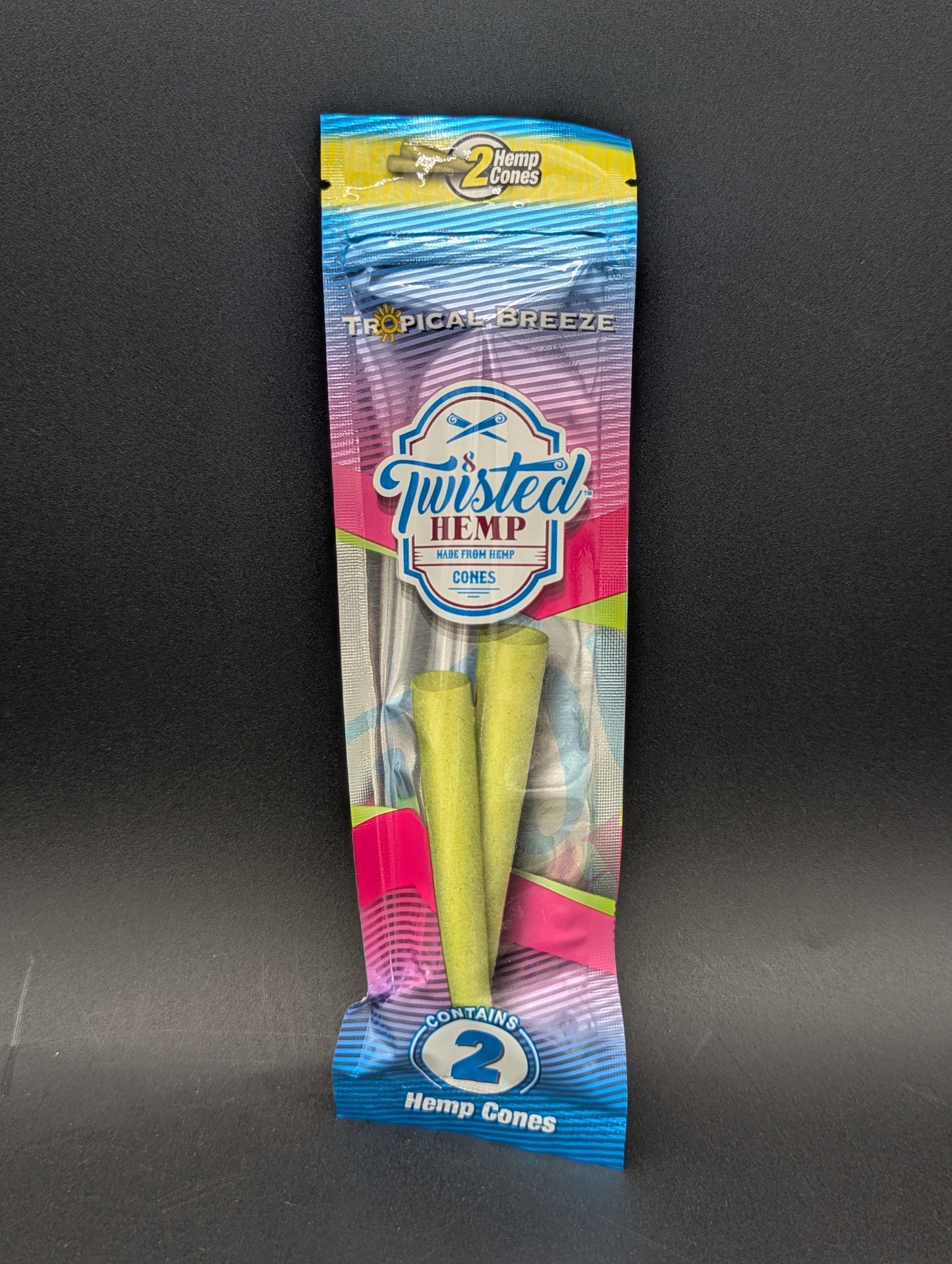 Twisted Hemp Wrap Cones