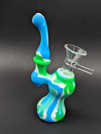 5" Standing Silicone Bubbler