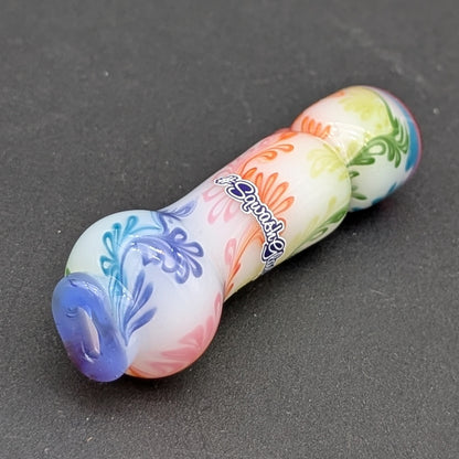 Sqwash Glass Flower Designed Chillums