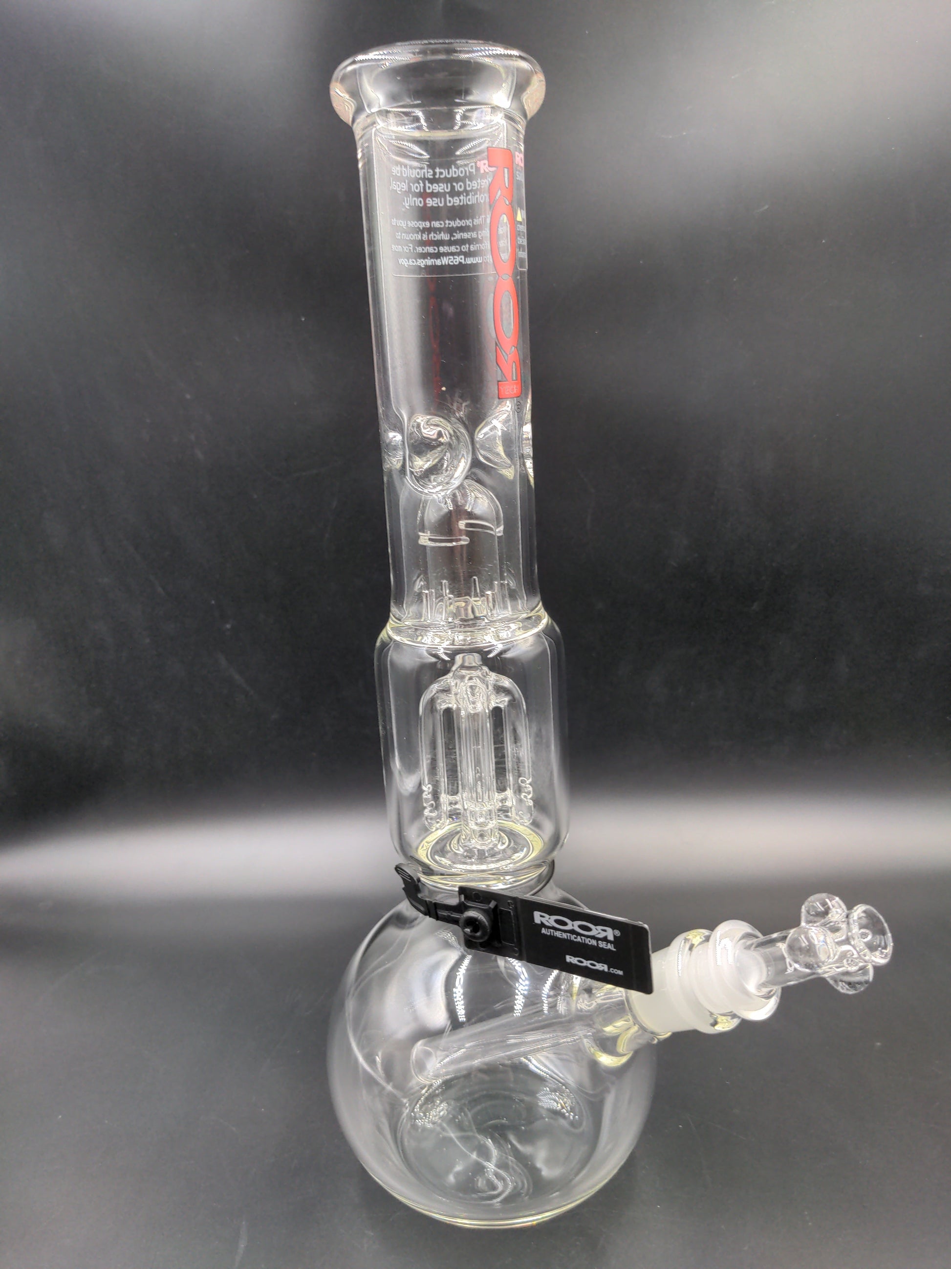 RooR Tech Bubble Base 5mm Thick Water Pipe with Tree Perc - Avernic Smoke Shop