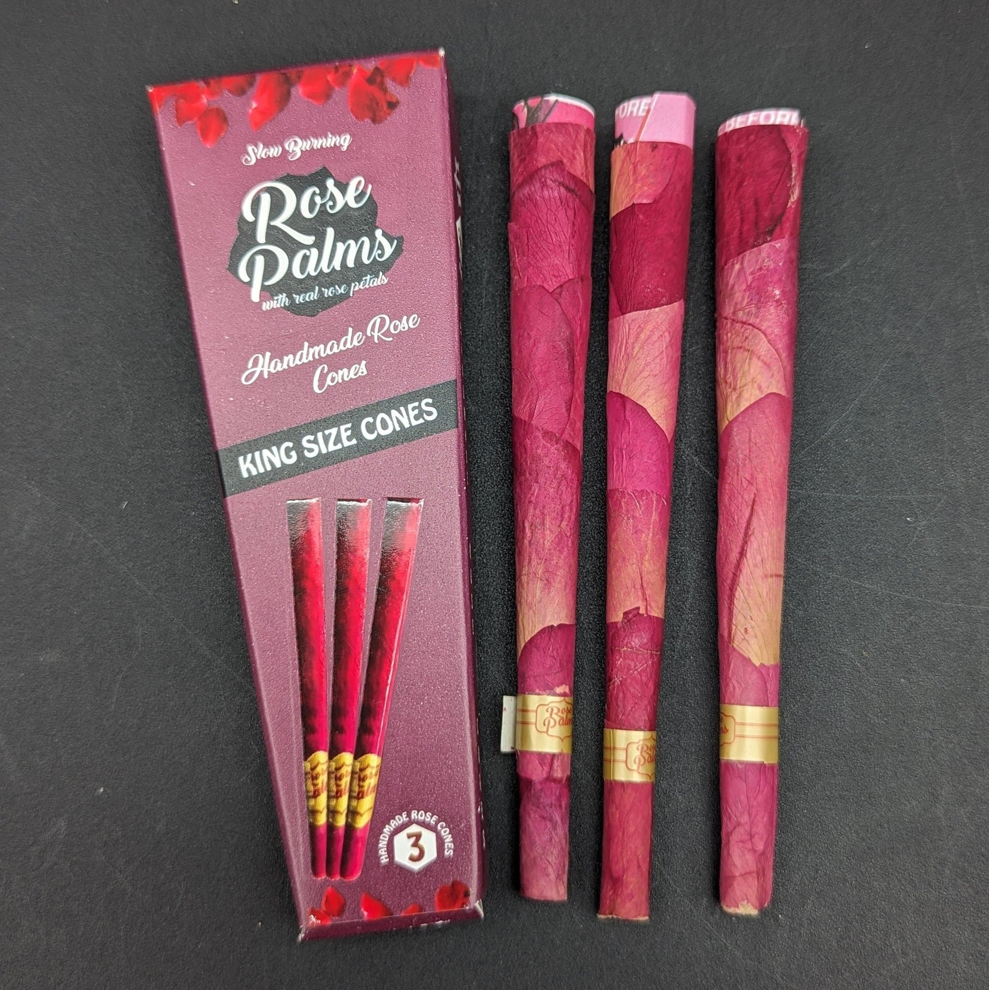 Rose Palms Rose Cones | Original | 3pc - Meech Madness Smoke Shop