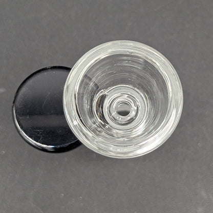 Round Handle Classic Glass 18mm Bong Bowl-Avernic Smoke Shop