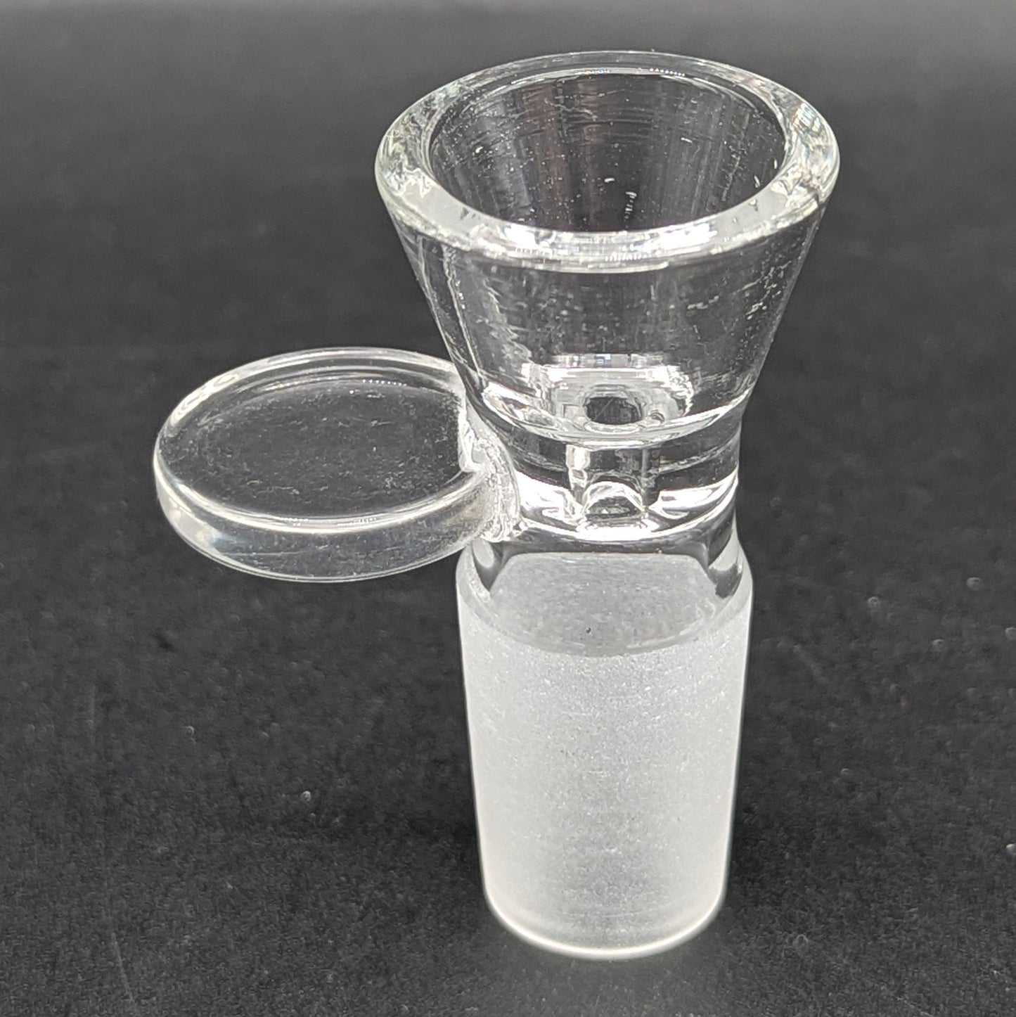 Round Handle Classic Glass 18mm Bong Bowl-Avernic Smoke Shop
