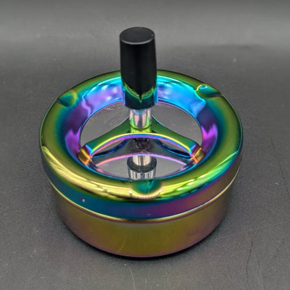 Round Metal Spinning Ashtray-Avernic Smoke Shop