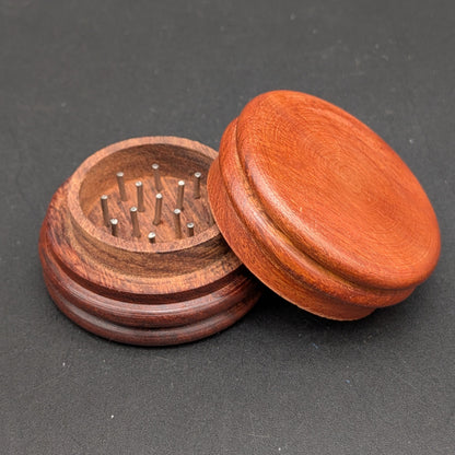 Round Wood Solid Color 2 Piece Grinder