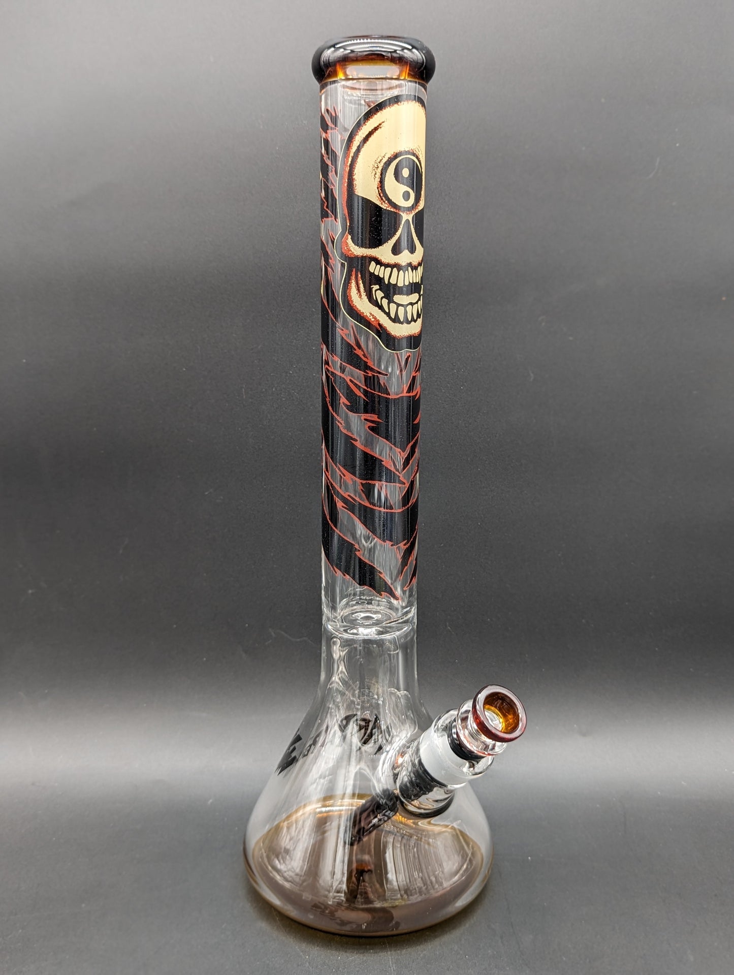 RVD Glass Skull Invasion Beaker Bong-Meech Madness Smoke Shop