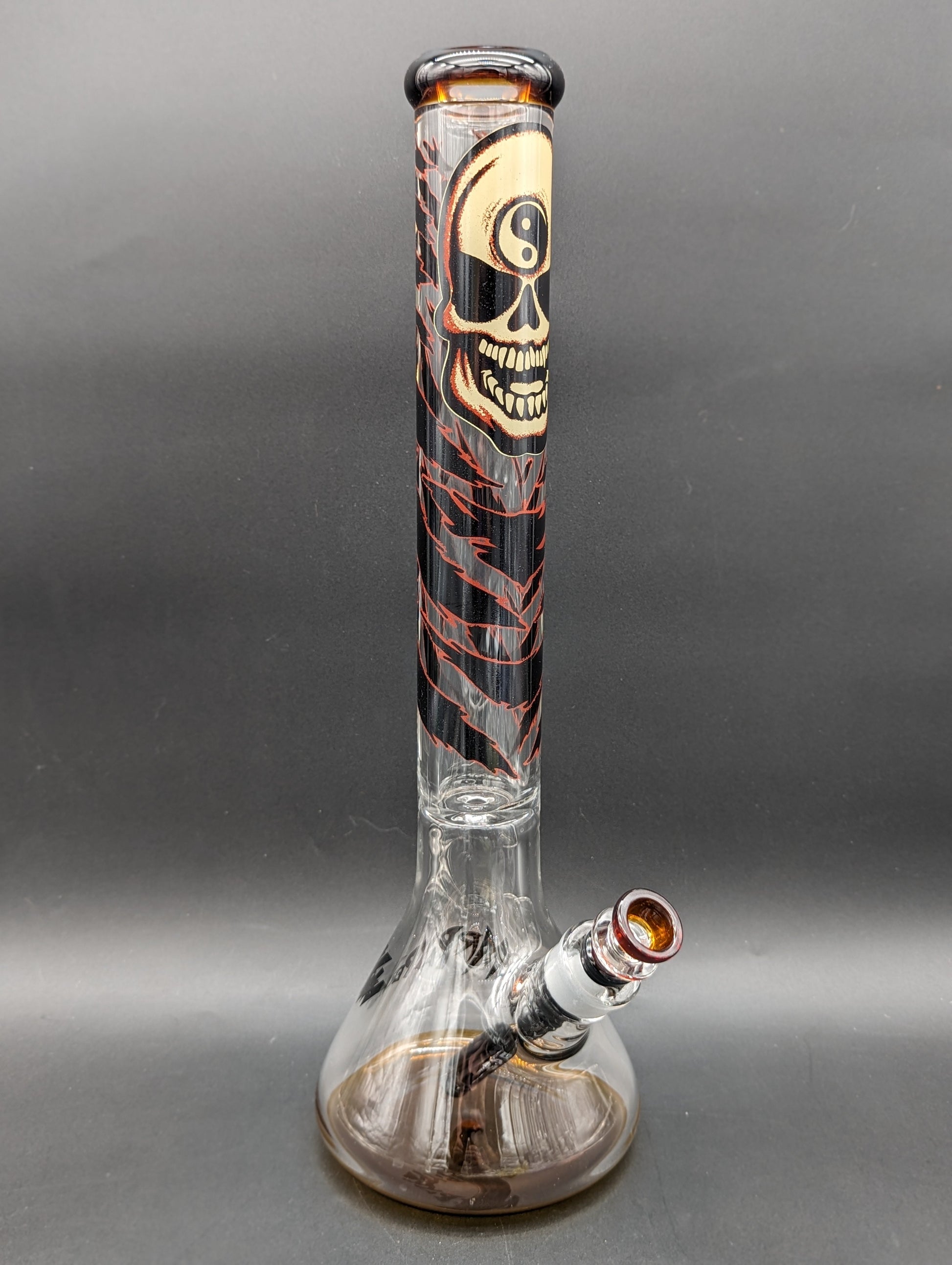 RVD Glass Skull Invasion Beaker Bong-Meech Madness Smoke Shop