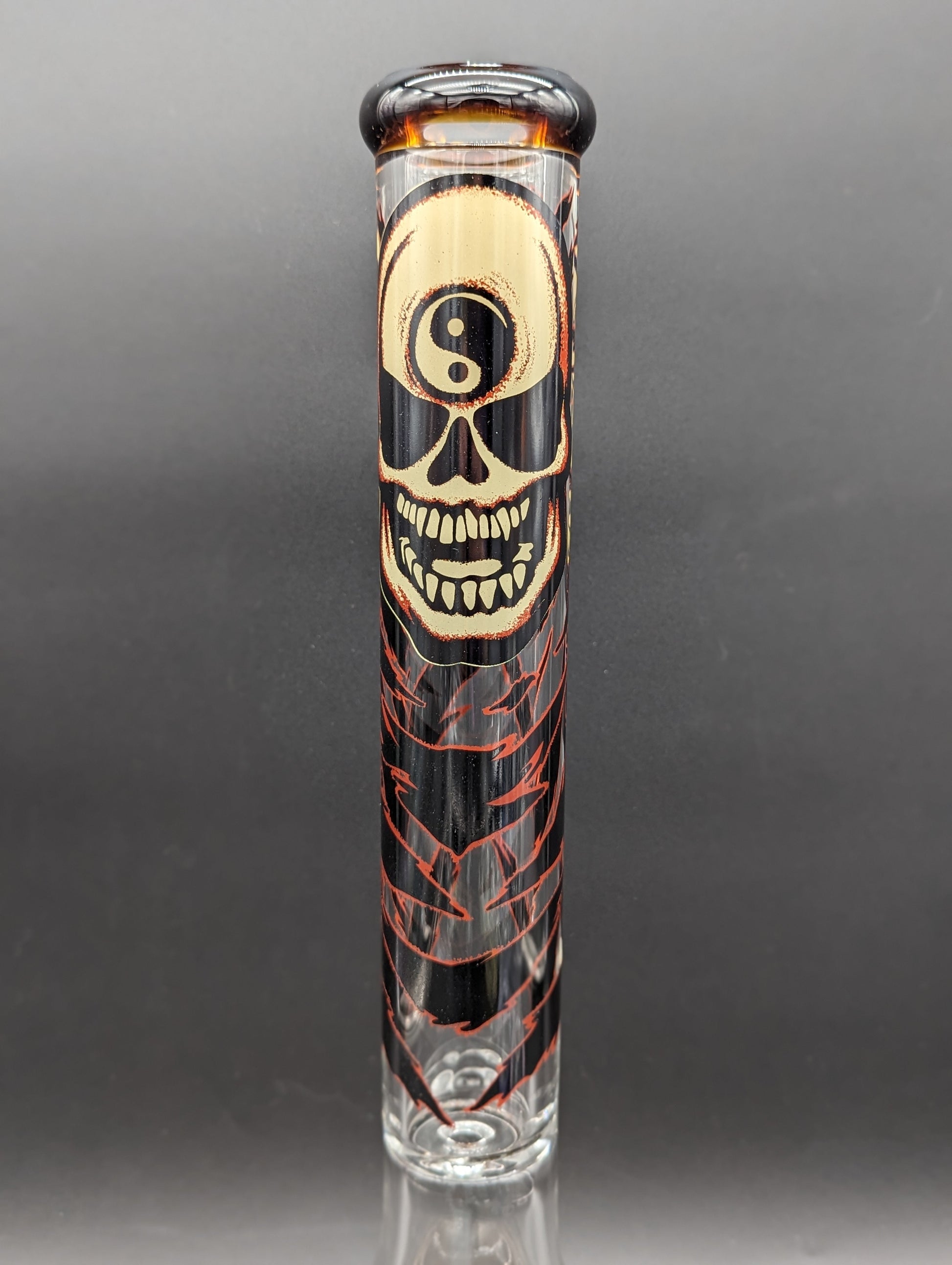 RVD Glass Skull Invasion Beaker Bong-Meech Madness Smoke Shop
