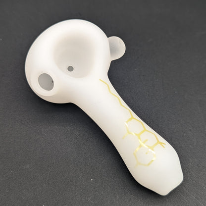 Sandblasted Honeycomb Pipes - Reading Glass Militia-Meech Madness Smoke Shop