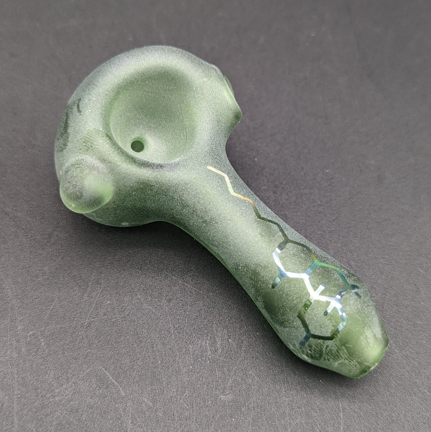 Sandblasted Honeycomb Pipes - Reading Glass Militia - Meech Madness Smoke Shop