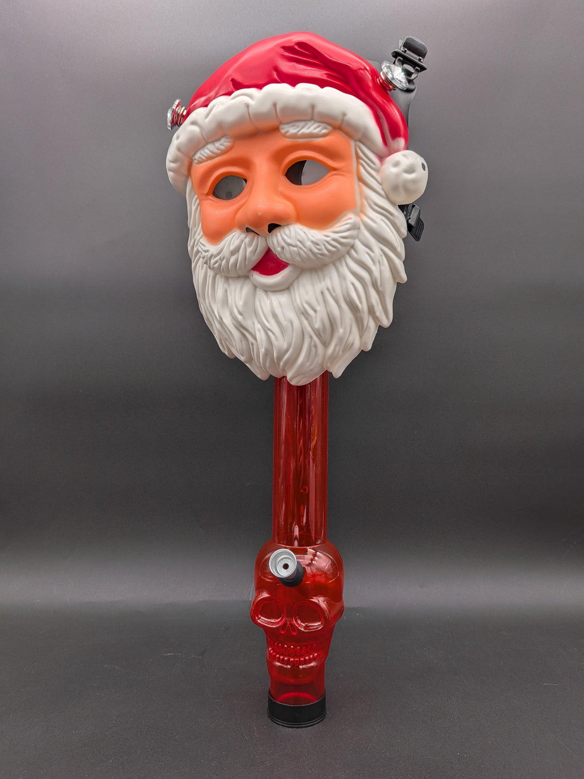 Santa Gas Mask w/ Acrylic Bong