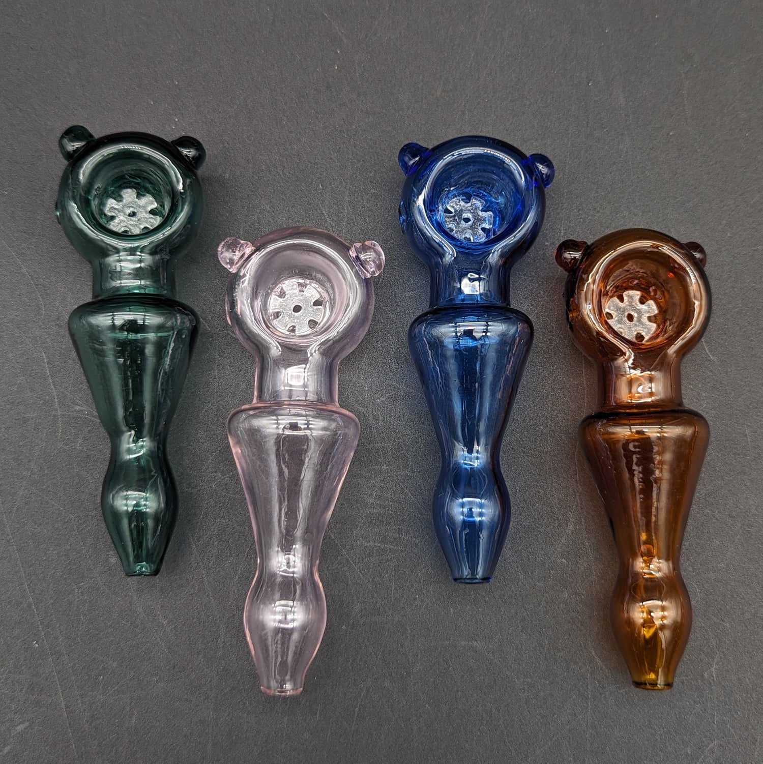 Screened Funnel Shape Hand Pipe 4"-Avernic Smoke Shop