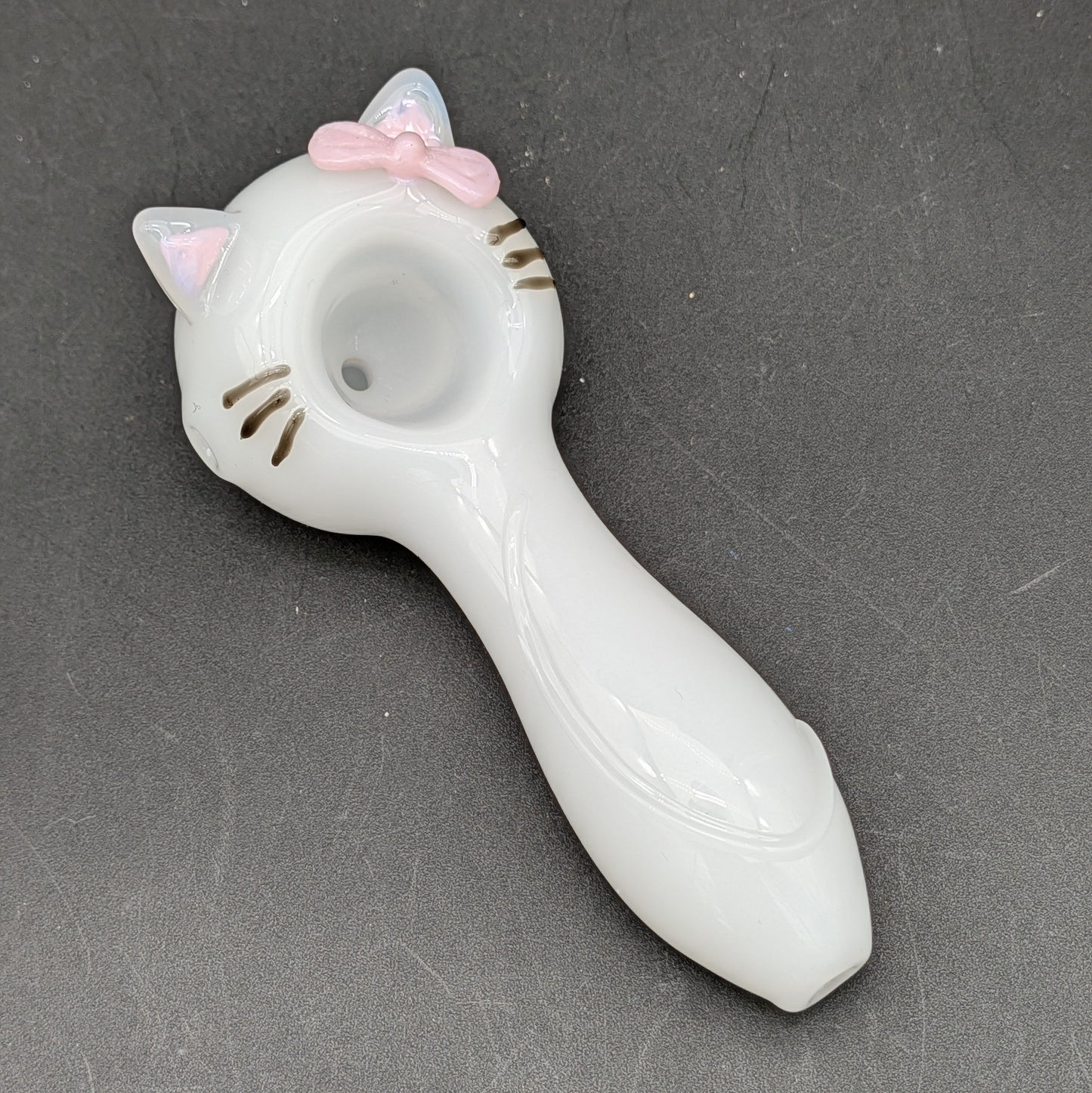 SeshGear Cute Kitty Glass Spoon Pipe | 4"