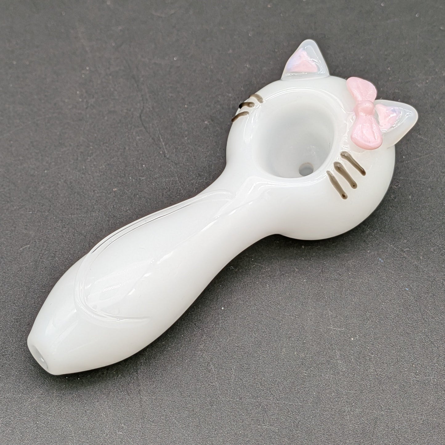 SeshGear Cute Kitty Glass Spoon Pipe | 4"