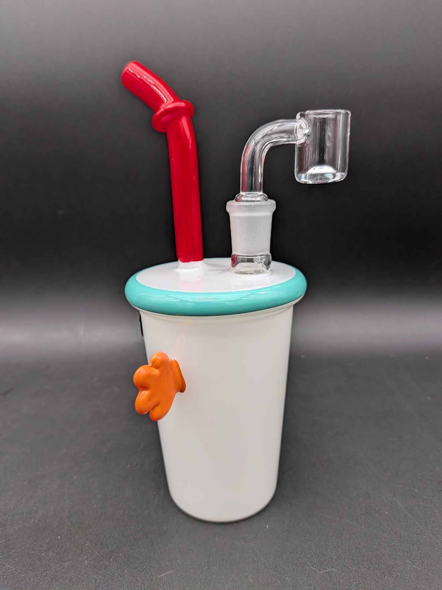 SeshGear Drink Cup Dude Glass Dab Rig | 8"