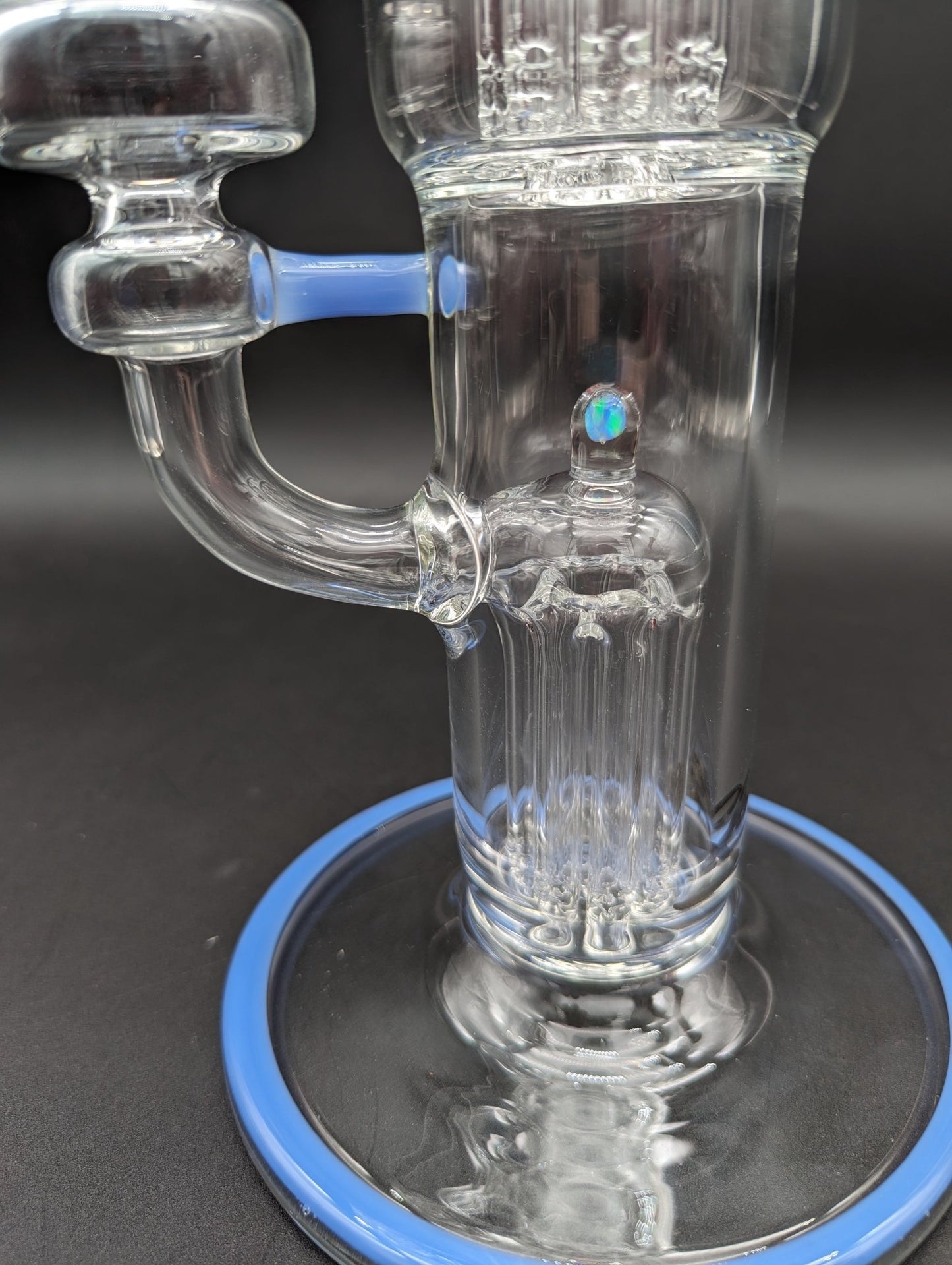 Sheep Glass Dual Fixed 8 Arm Straight Tube Bong - Meech Madness Smoke Shop