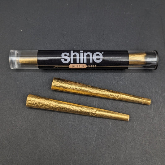 Shine 24K Gold Pre - Rolled Cones - Meech Madness Smoke Shop
