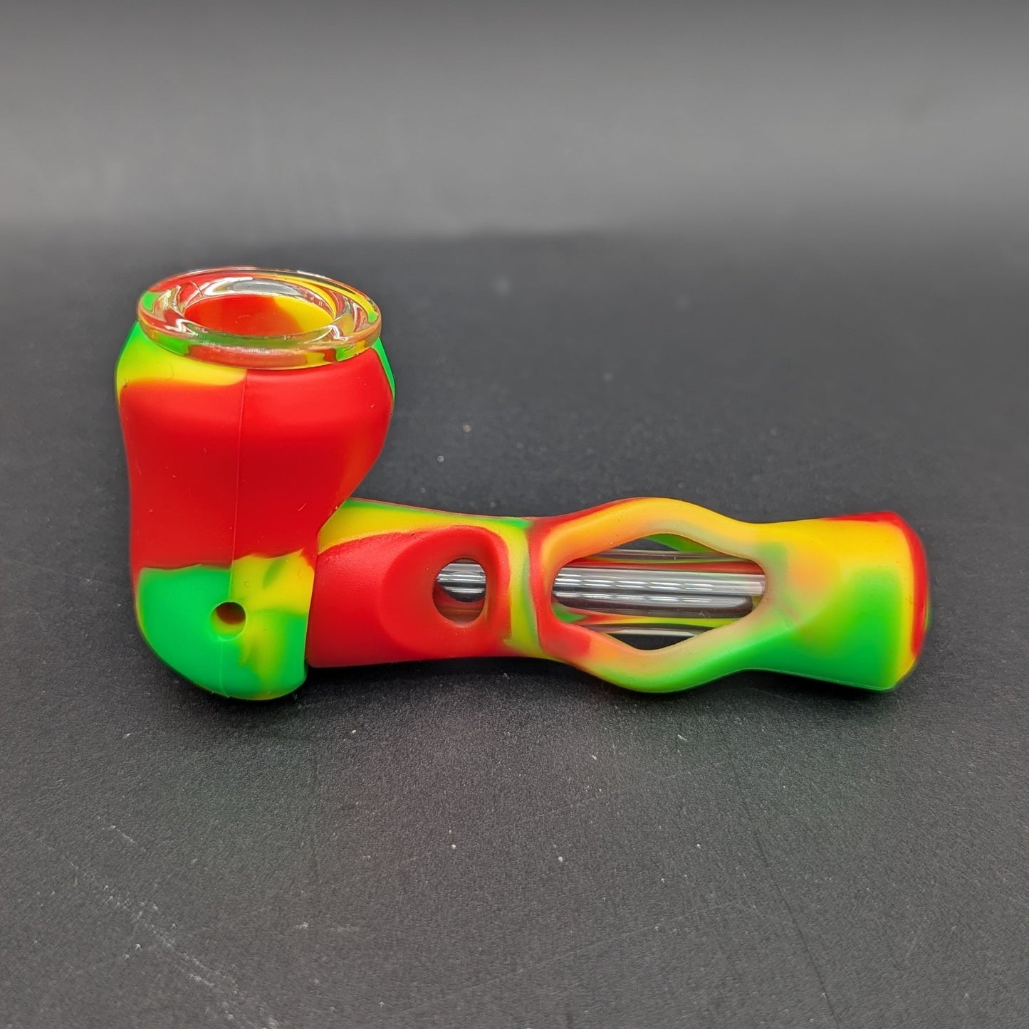 Silicone 4" Hammer Hand Pipe-Avernic Smoke Shop