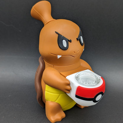 Silicone 5" Turtle Monster Bubbler - Meech Madness Smoke Shop