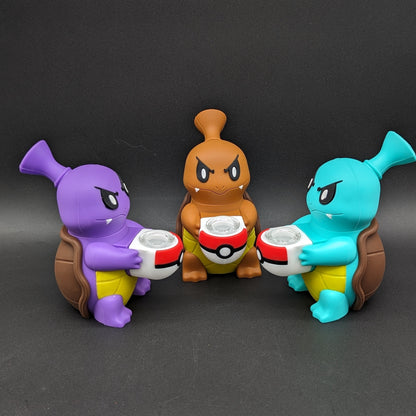 Silicone 5" Turtle Monster Bubbler - Meech Madness Smoke Shop