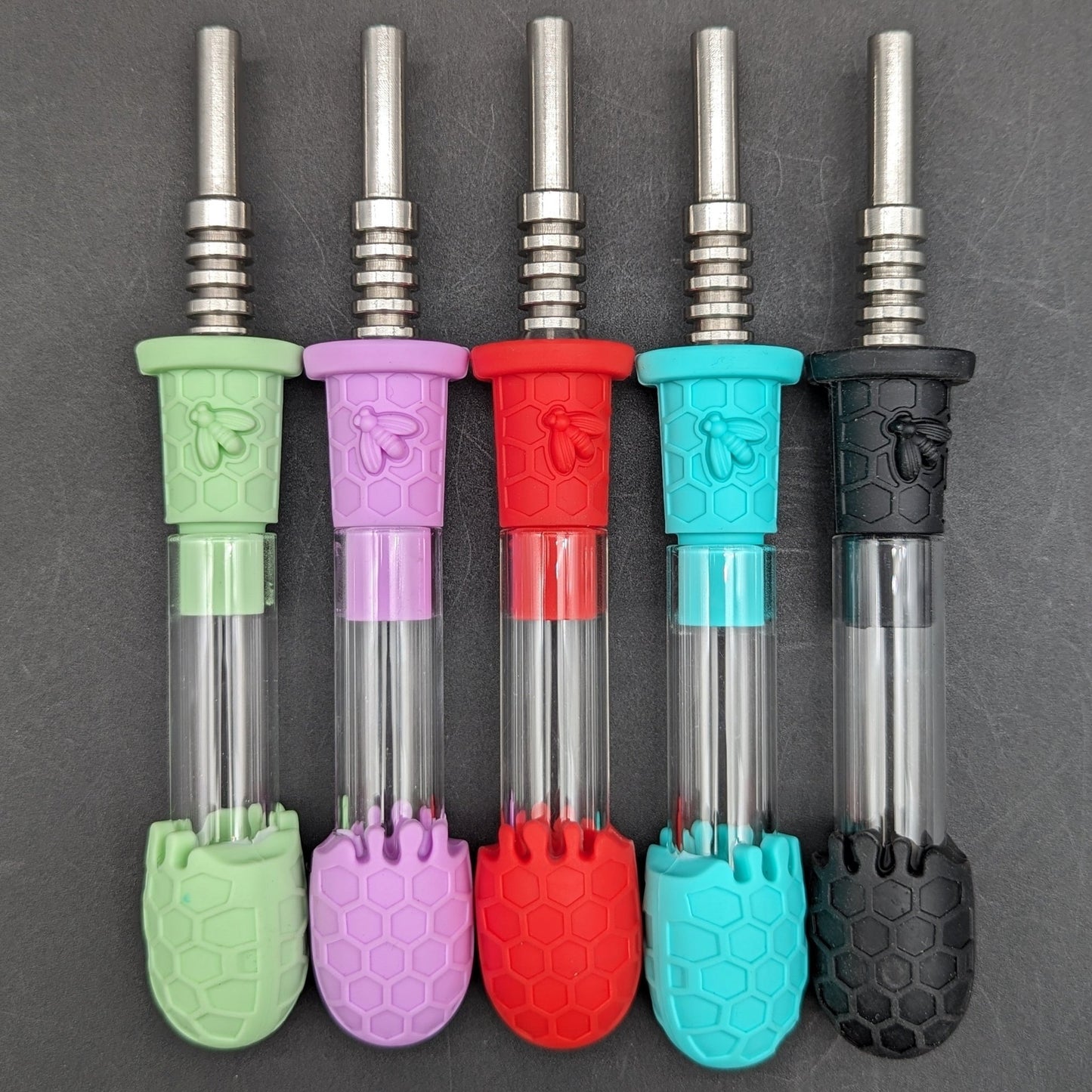 Silicone and Glass Classic Nectar Collector - Meech Madness Smoke Shop