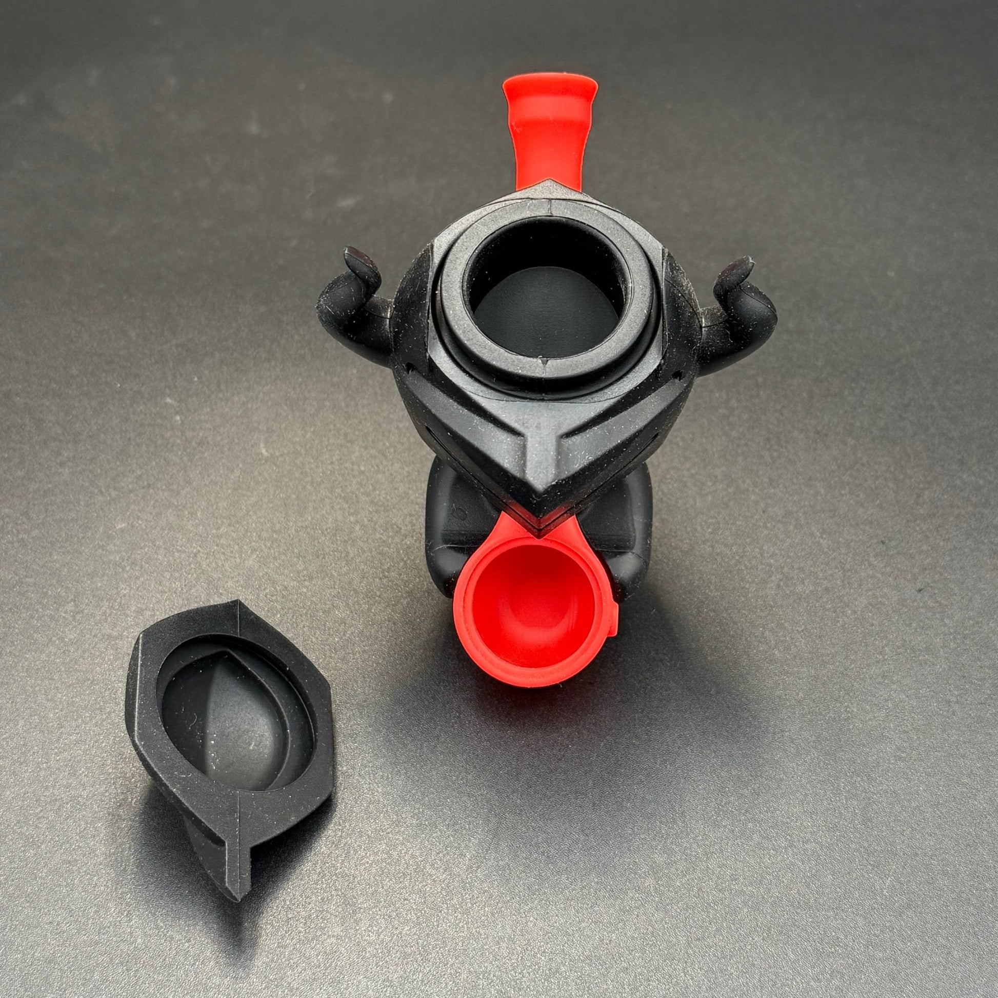 Silicone Knight Hand Pipe with Hidden Stash - Meech Madness Smoke Shop