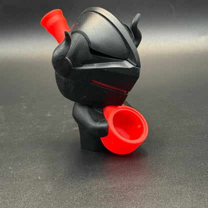 Silicone Knight Hand Pipe with Hidden Stash - Meech Madness Smoke Shop
