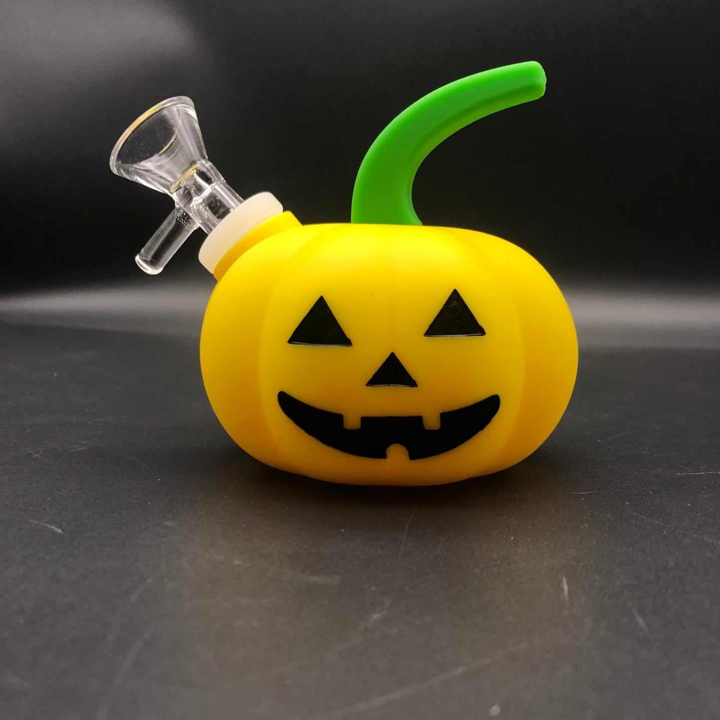 Silicone Pumpkin Water Bubbler 4" - Meech Madness Smoke Shop