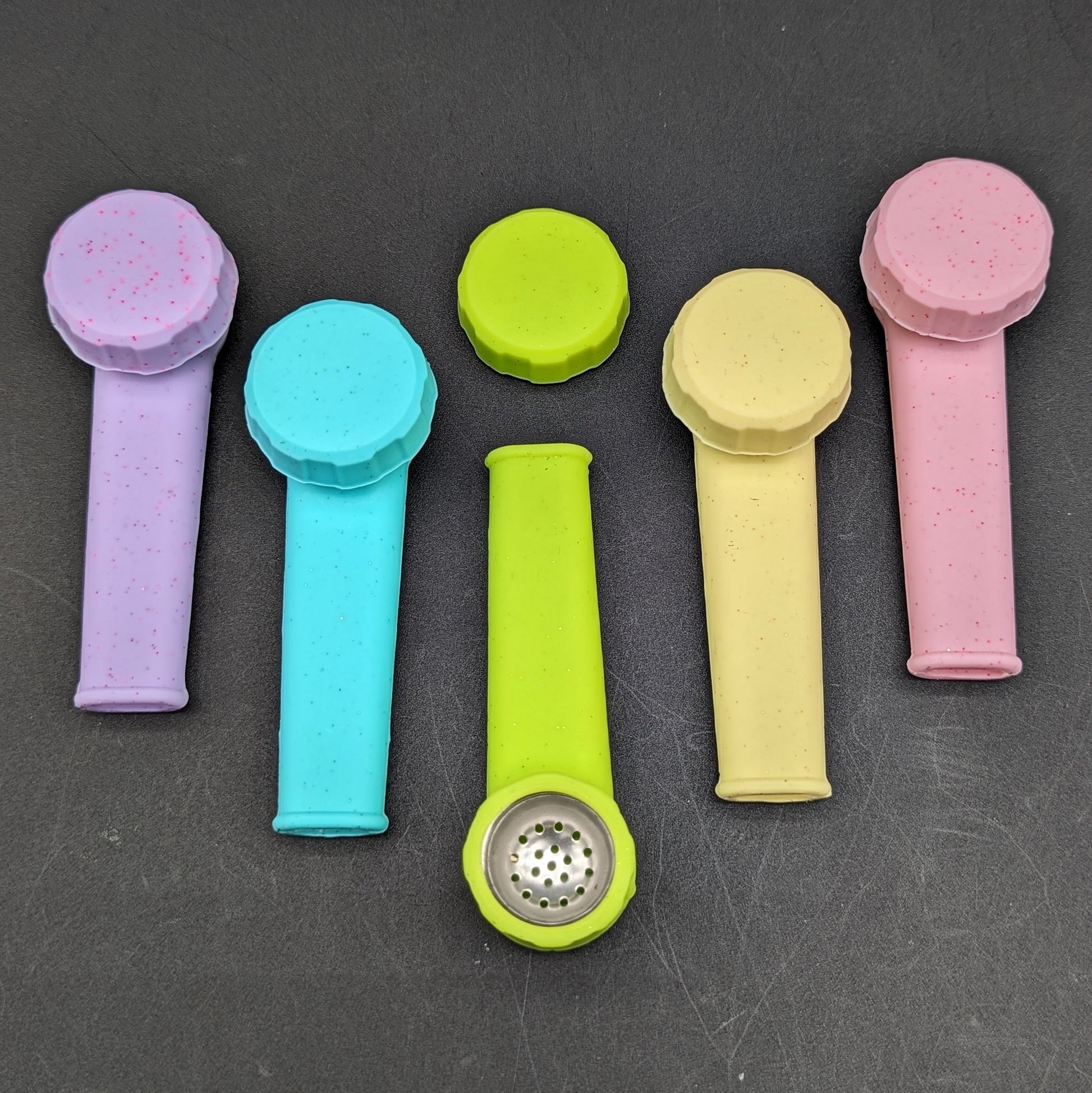 Silicone Traveler Hand Pipe w/ Cap-Avernic Smoke Shop