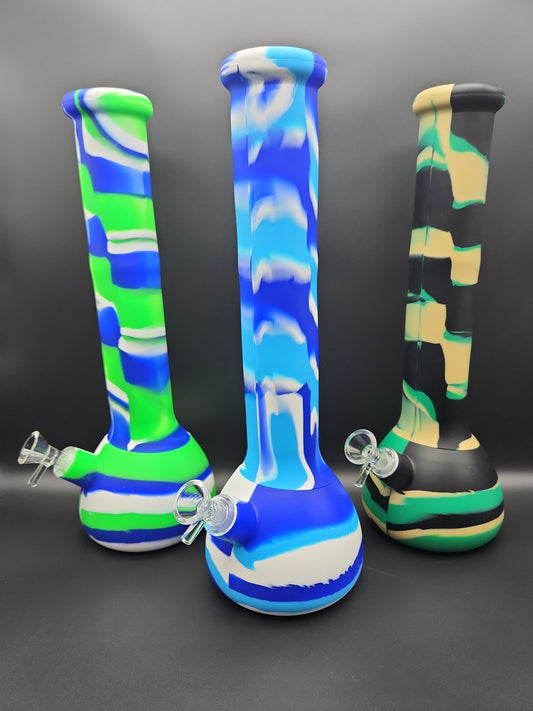 Silicone Waterpipe - 13" / 14mm - Avernic Smoke Shop