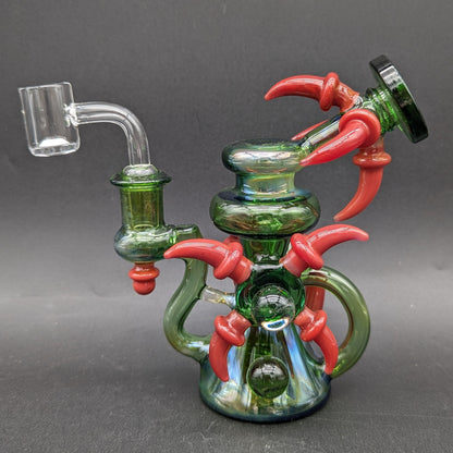 Silver Fumed 5.5" Multi Horn Dab Rig