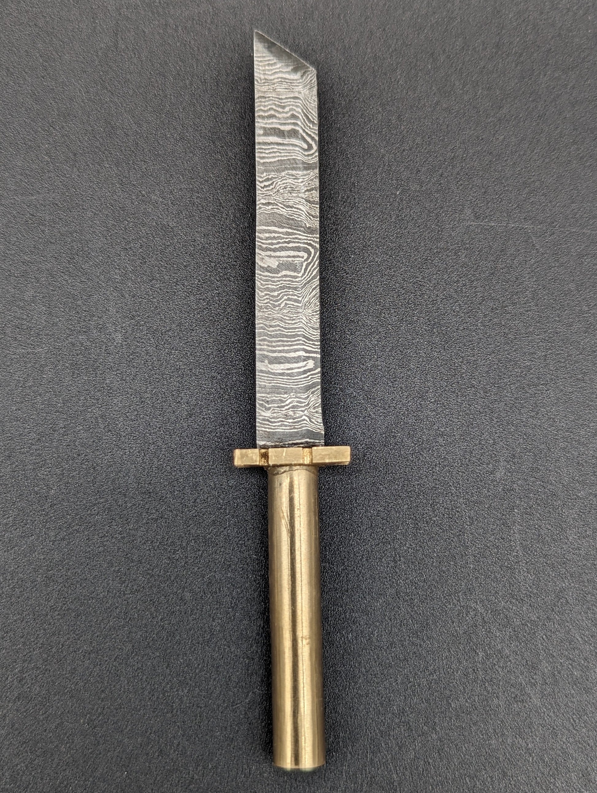Single Edge Great Swords Damascus Steel Dab Tool-Avernic Smoke Shop