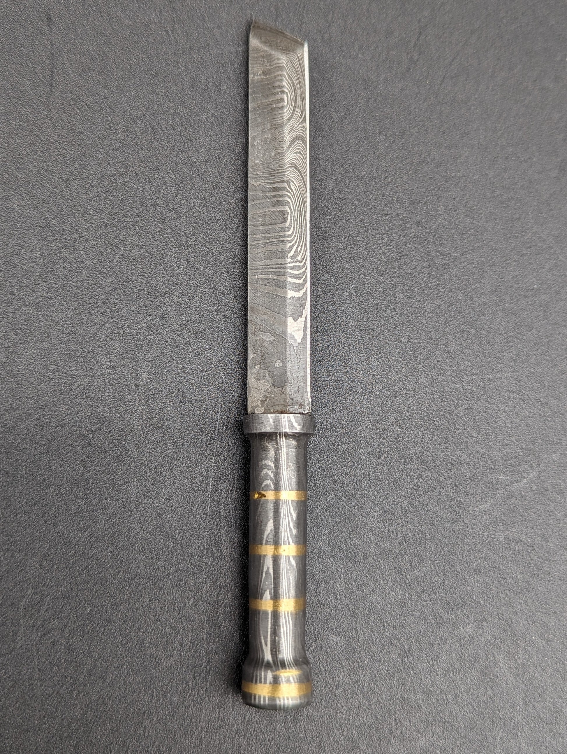 Single Edge Great Swords Damascus Steel Dab Tool-Avernic Smoke Shop