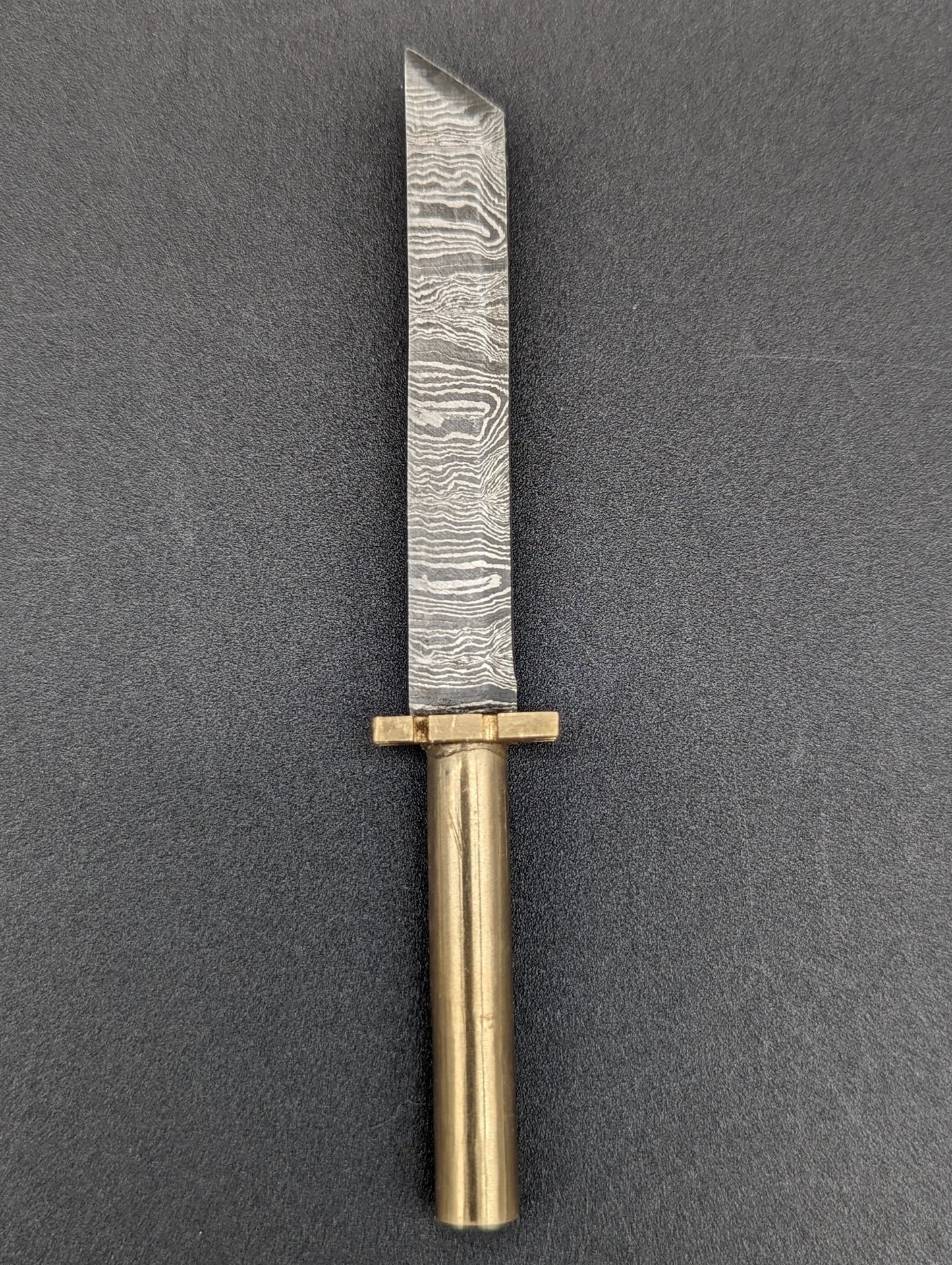 Single Edge Great Swords Damascus Steel Dab Tool - Meech Madness Smoke Shop