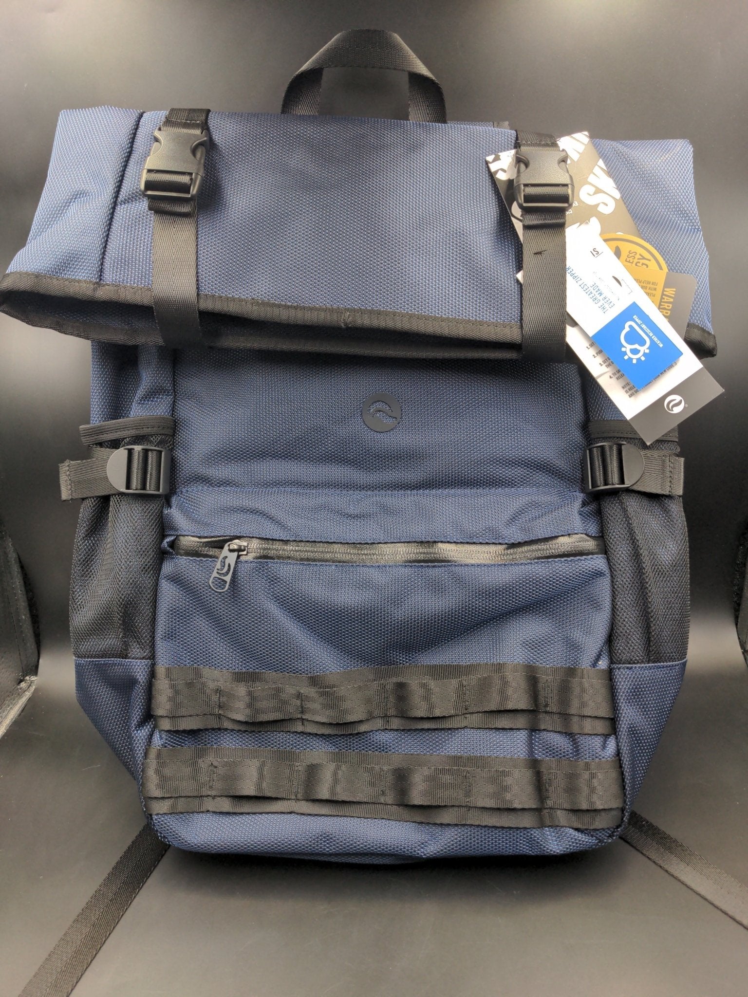 Skunk Rogue Roll - Up Backpack - Midnight Navy - Meech Madness Smoke Shop