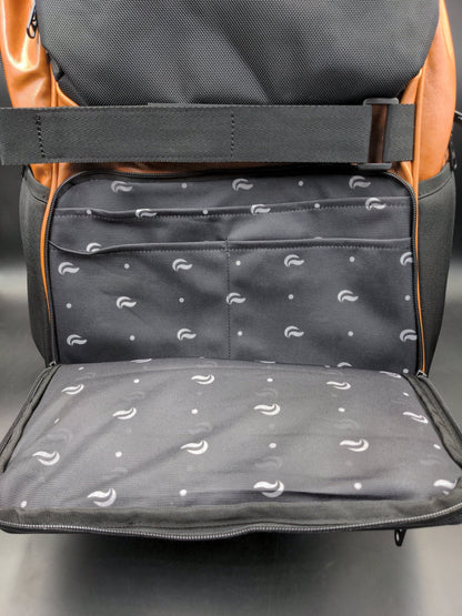 Skunk Soho Backpack - Black w/ Brown Leather - Meech Madness Smoke Shop