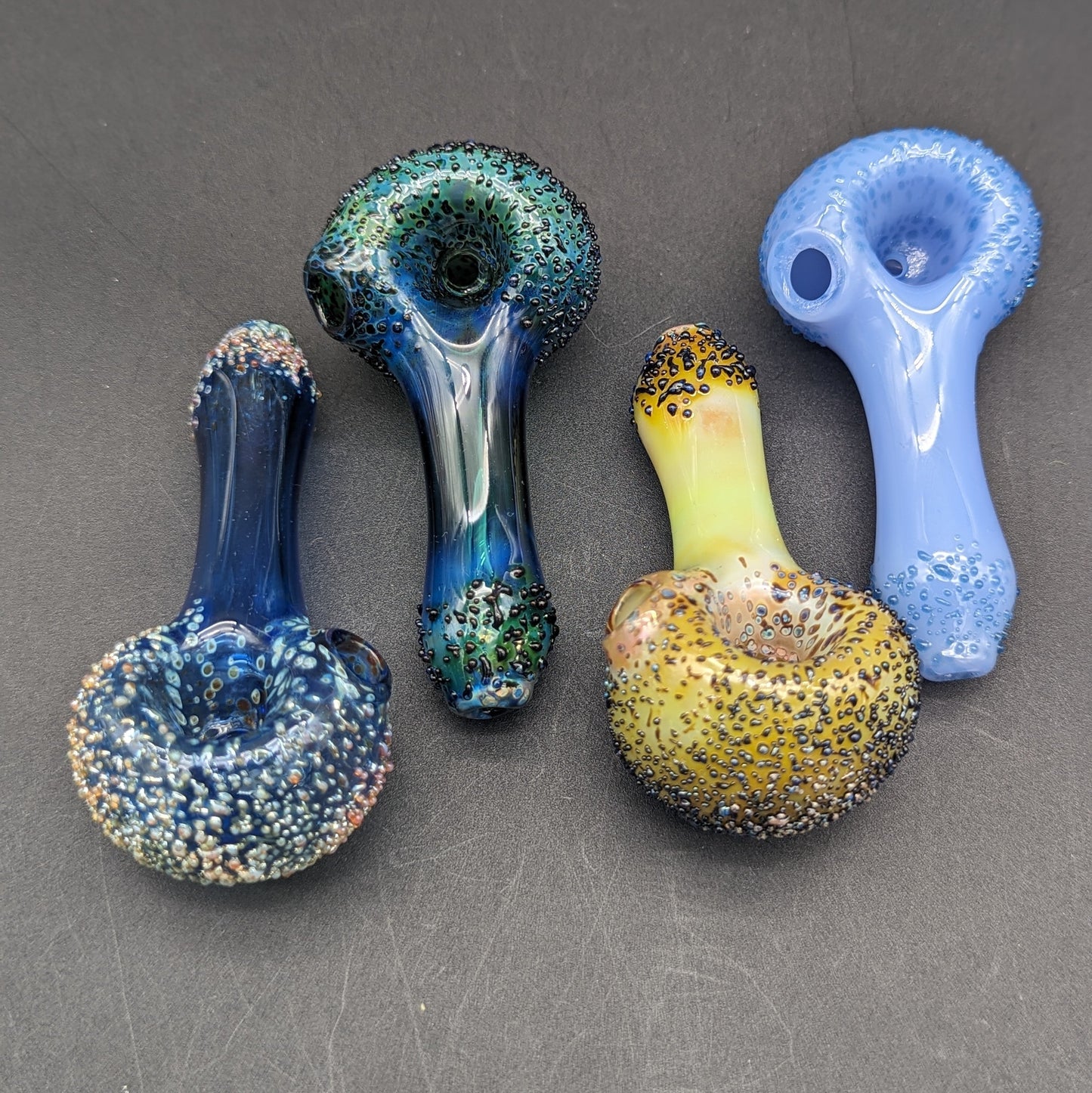 Solid Color Pipes w/ Texture - Reading Glass Militia-Avernic Smoke Shop