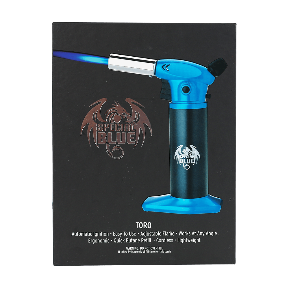 Special Blue "TORO" Flame Torch-Avernic Smoke Shop