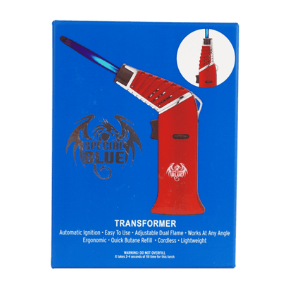 Special Blue "TRANSFORMER" Flame Torch-Avernic Smoke Shop