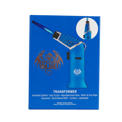 Special Blue "TRANSFORMER" Flame Torch-Avernic Smoke Shop
