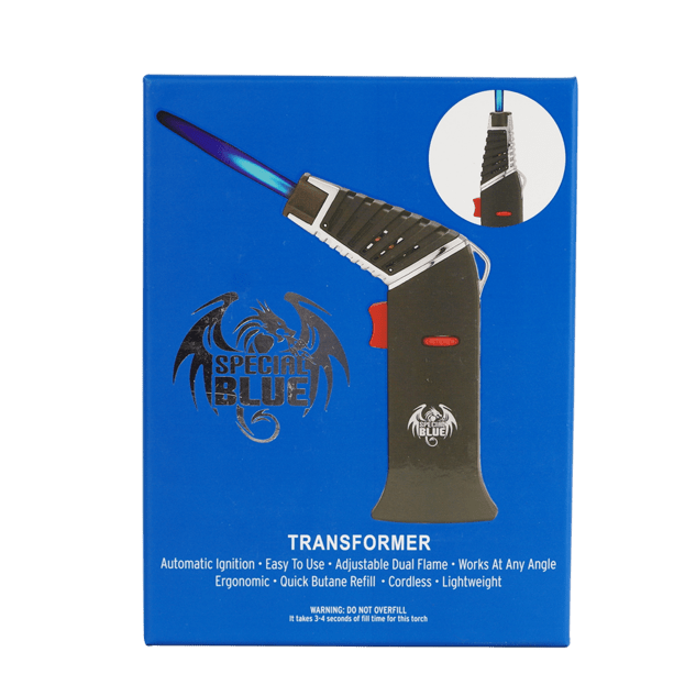 Special Blue "TRANSFORMER" Flame Torch-Avernic Smoke Shop